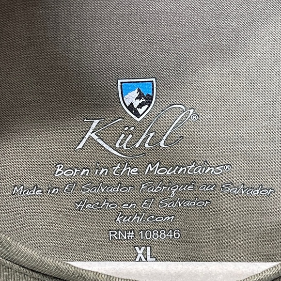 Kuhl Konstance UPF 50+Sun Protection Tank Top Sage Printed Green Women XL - Picture 4 of 7